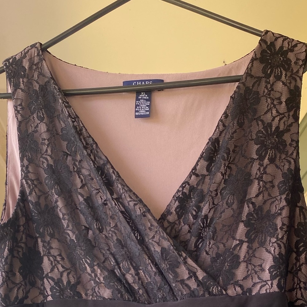 Ralph Lauren Chaps black cocktail dress